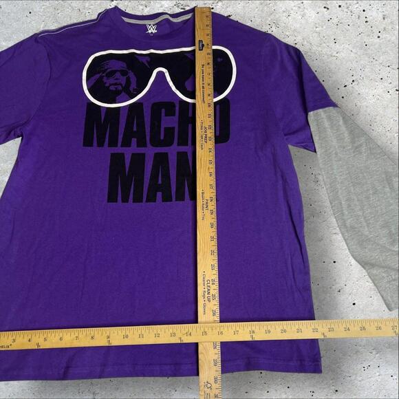 WWE Macho Man TShirt Long Sleeves Size XL - Picture 5 of 7